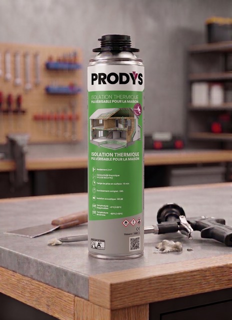 Mousse isolation thermique pulvérisable pour la maison
