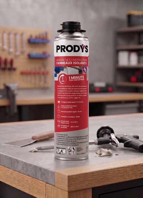 Mousse de construction panneaux isolants