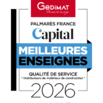 gedimat Derrey/ Bleger &eacute;lu meilleure enseigne de distribution de mat&eacute;rieaux de construction 2026